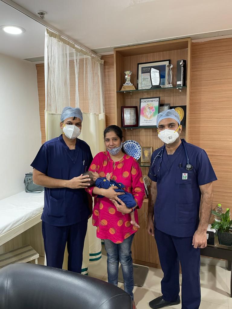 Complex congenital heart disease diagnosed before birth and cured successfully after birth